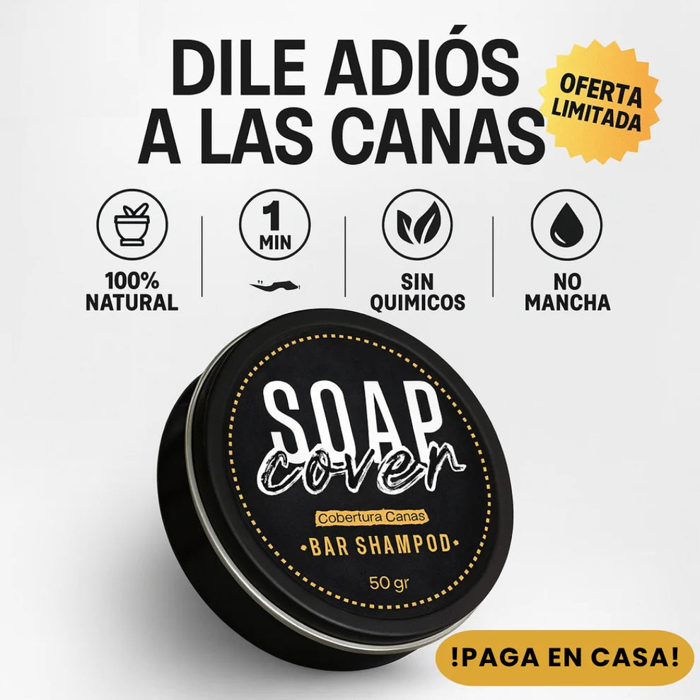JABON DE HENNA™ ¡ADIÓS CANAS!