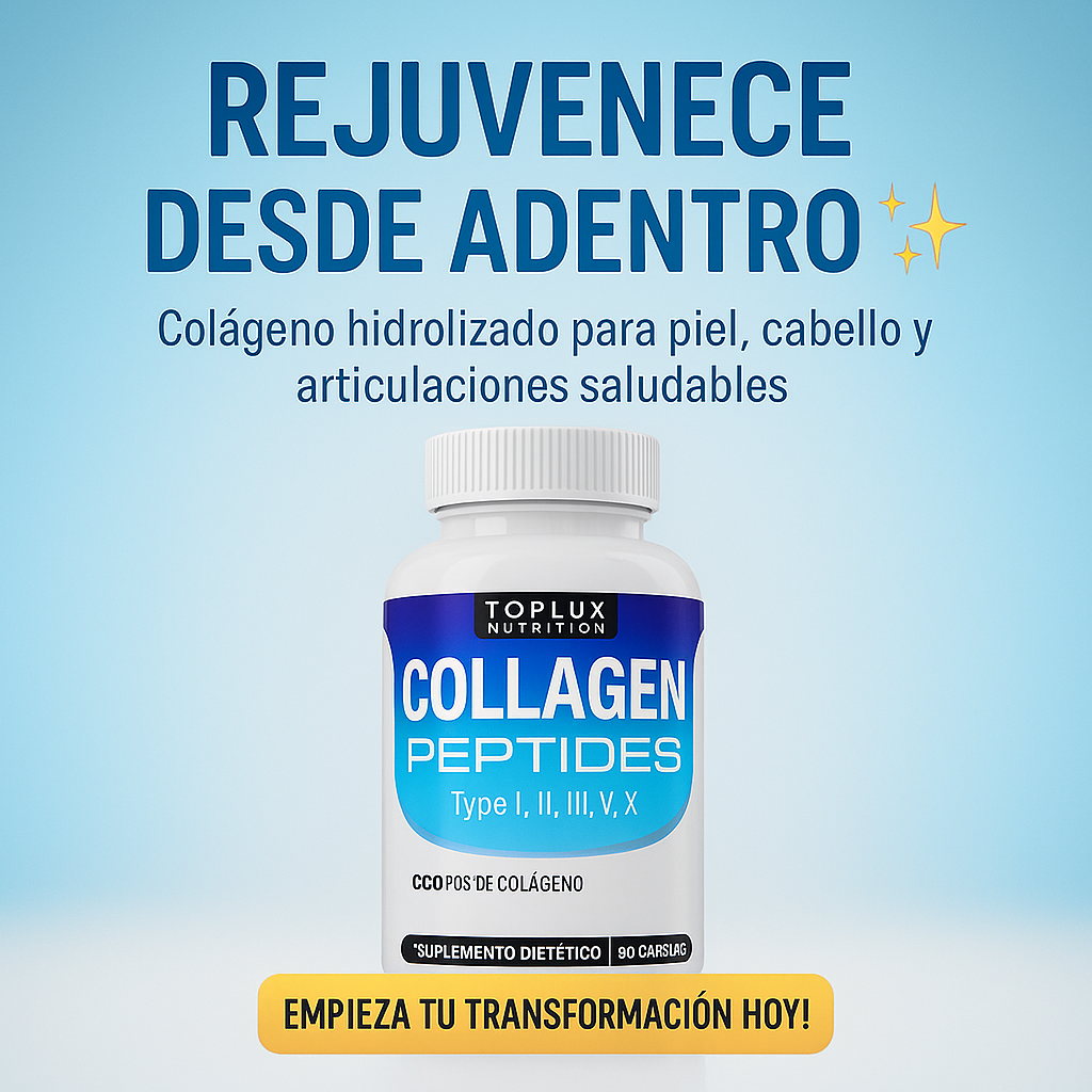 🌿 Collagen Peptides | Piel, cabello y articulaciones saludables 💎