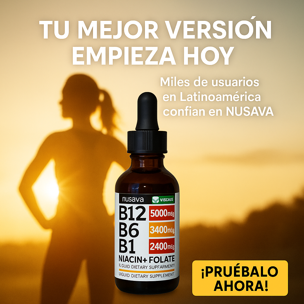 🔥 Vitamina B12 Líquida | Energía, Enfoque y Rendimiento Mental ⚡🧠💥