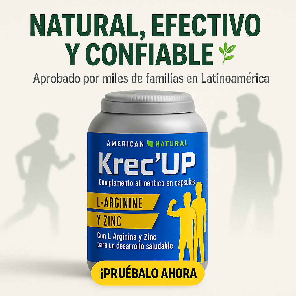 💪 Krec’UP | Crecimiento natural, huesos fuertes y energía total ⚡